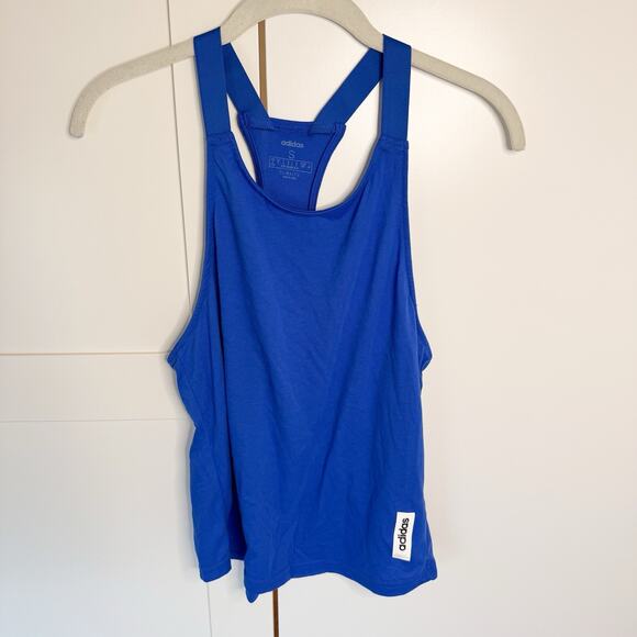 Adidas‎ Women’s Tank SMALL Active. Climalite. Blue. Workout - Picture 1 of 6